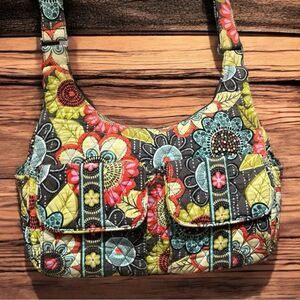 Vera Bradley Cargo Sling Floral Shower Shoulder Crossbody Purse Bag